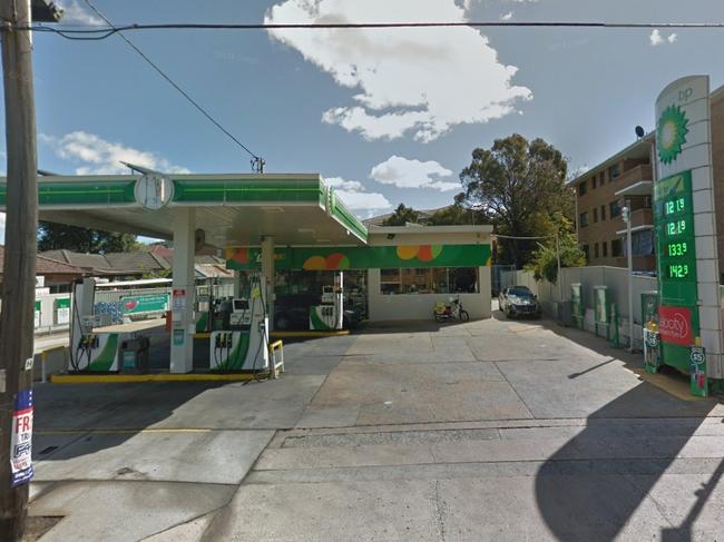 The BP service station on Chapel Road, Bankstown.