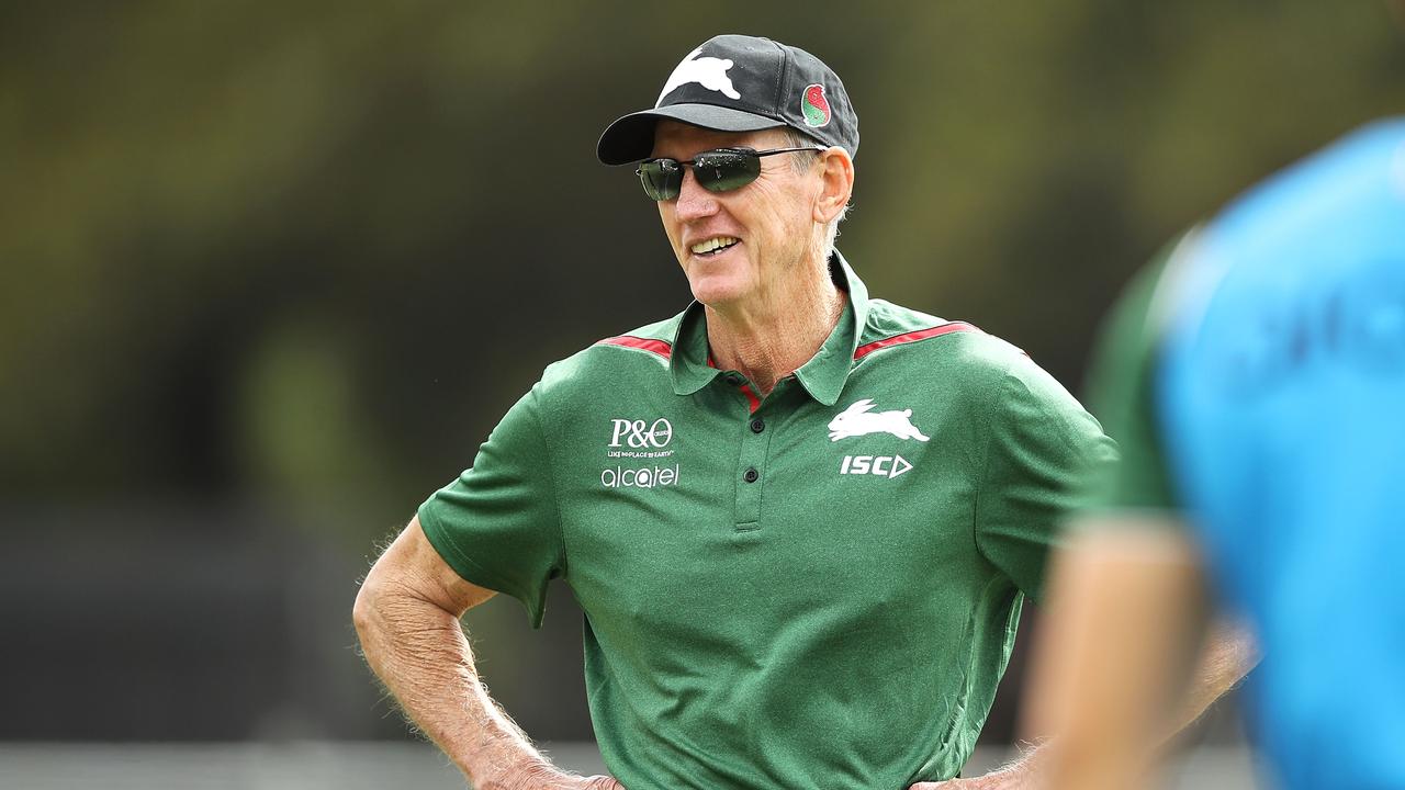 Bennett seems less stressed at the Rabbitohs than he was at the Broncos. Picture: Mark Kolbe/Getty Images