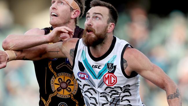 Will Charlie Dixon be in Port colours next season? Picture: AFL Photos/Getty Images