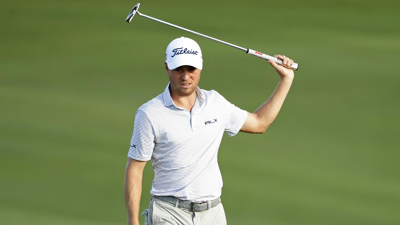 Justin Thomas has apologised for an offensive remark. Photo: Cliff Hawkins/Getty Images/AFP