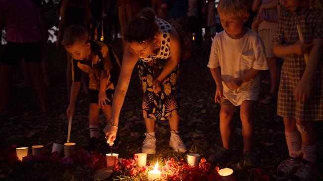 Protestors at the #JusticeforCassius vigil. Picture: (A)manda Parkinson