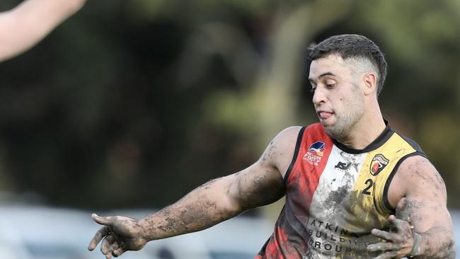 Goodwood's Nick Favretto in action. Picture: Adelaide Footy League