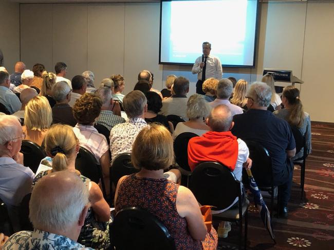 Councilors at the Currumbin RSL Meeting.