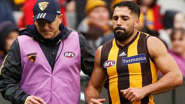 Paul Puopolo will miss up to six weeks with a hamstring injury. Picture: Getty