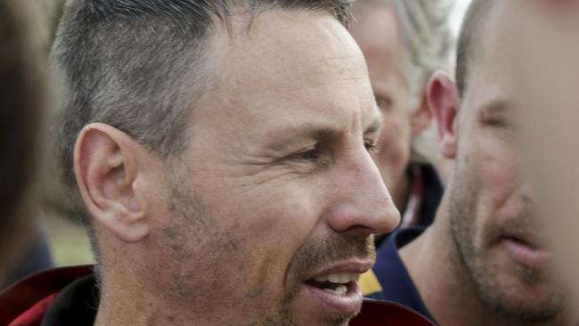 Nathan Brown coaching Old Melburnians. Picture: Valeriu Campan