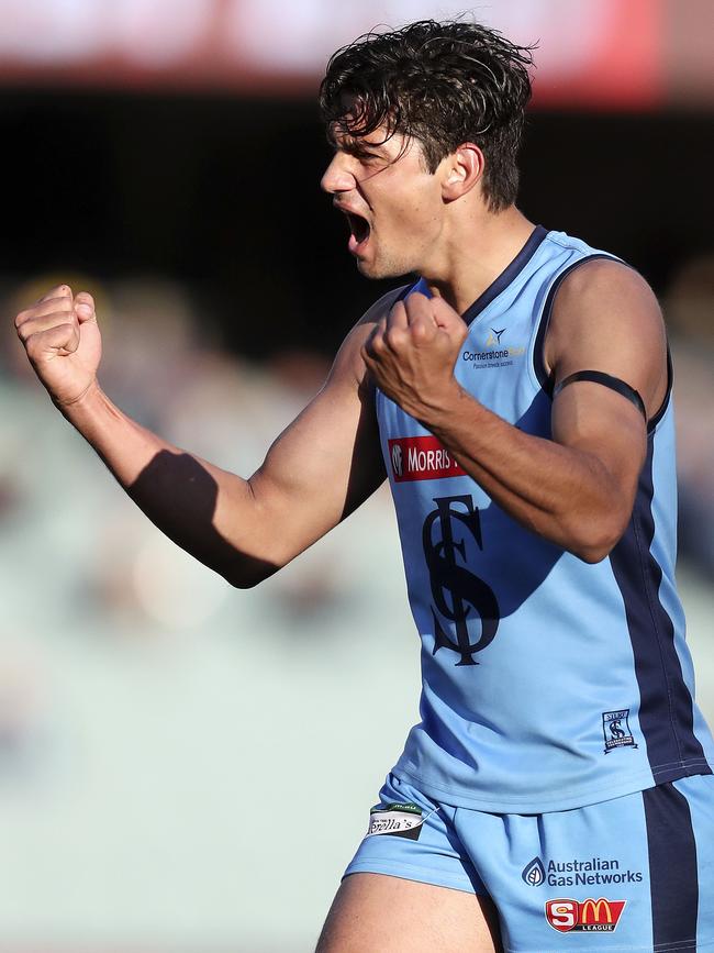 Shane McAdam is an Adelaide Crow. Pic: Sarah Reed