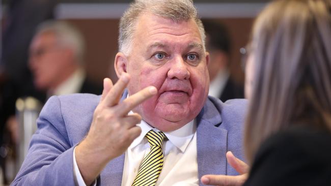 MP Craig Kelly was at the National Press Club to hear his UAP leader Clive Palmer speak on Thursday. Picture: NCA NewsWire / Gary Ramage