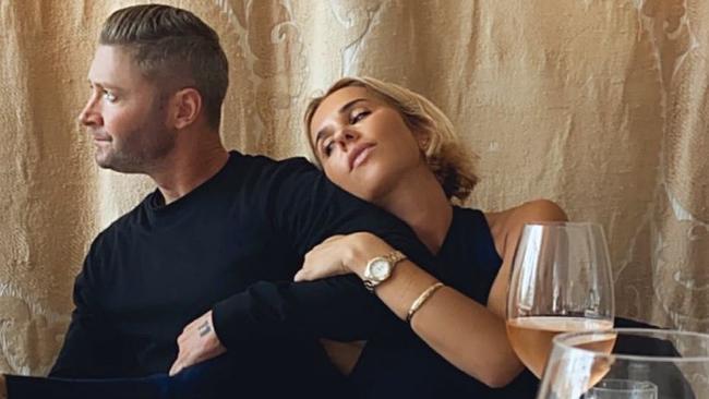 Clarke’s on-again, off-again girlfriend Pip Edwards was nowhere to be seen. Picture: Instagram