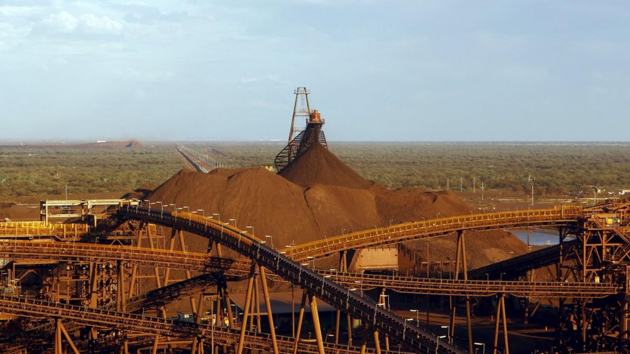 The Fortescue Metals Group Christmas Creek iron-ore mine in the Pilbara region of WA contributed to the second most polluted air supply in the country. Picture: Reuters