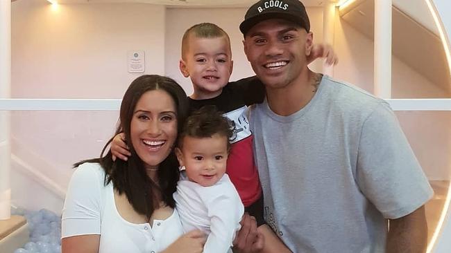 Taylor Winterstein, wife of Manly Sea Eagles player Frank Winterstein, runs an anti-vax blog, and last year ran workshops on the dangers of vaccinations. Picture: Instagram