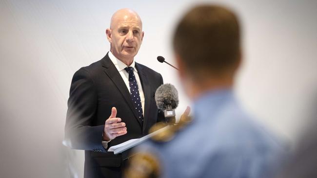 Premier Peter Gutwein at the Police Association of Tasmania conference. Picture: Chris Kidd