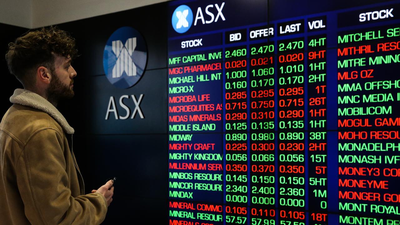 Australia’s market responded positively to a stronger than expected Chinese economy. Picture NewsWire/ Gaye Gerard.