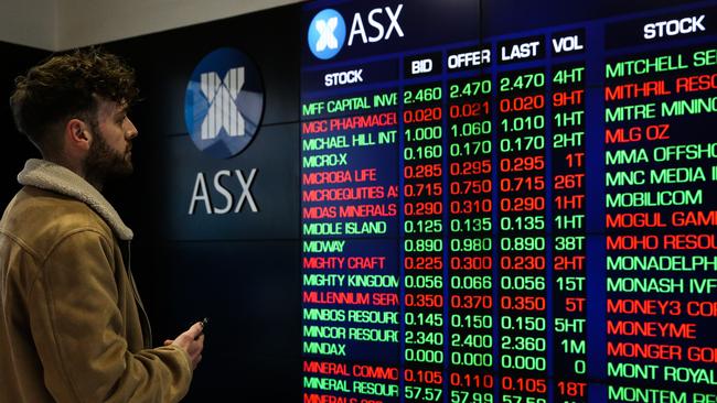 Australia’s market responded positively to a stronger than expected Chinese economy. Picture NewsWire/ Gaye Gerard.