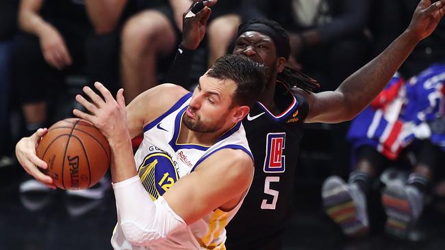 Andrew Bogut has been a real rock for the Warriors in the NBA playoffs.