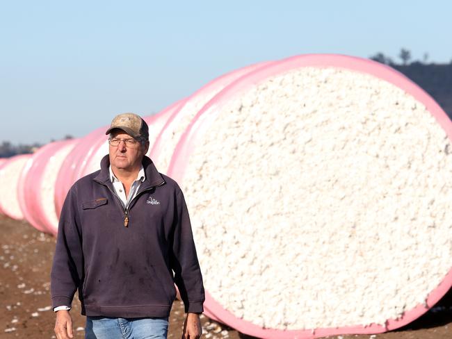 Despite floods early in the season and rising fuel costs, Liverpool Plains cotton farmer John Hamparsum has just finished a successful harvest near Gunnedah in the state's north west. Picture by Peter Lorimer.