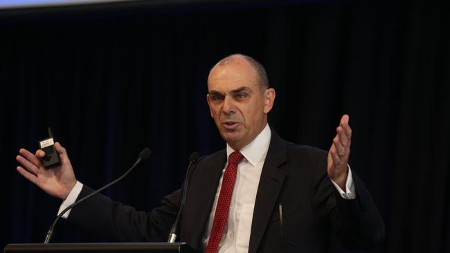 APRA chairman Wayne Byres says two recent developments have led to a review of the interest rate floor. Picture: Britta Campion.