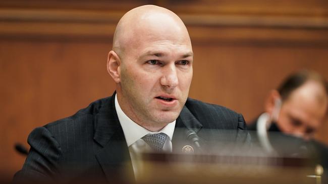 Rep. Anthony Gonzalez predicted that if Mr Trump were to return to politics he would plot his victory in a more “methodical” way. Picture: Greg Nash/Pool/AFP.