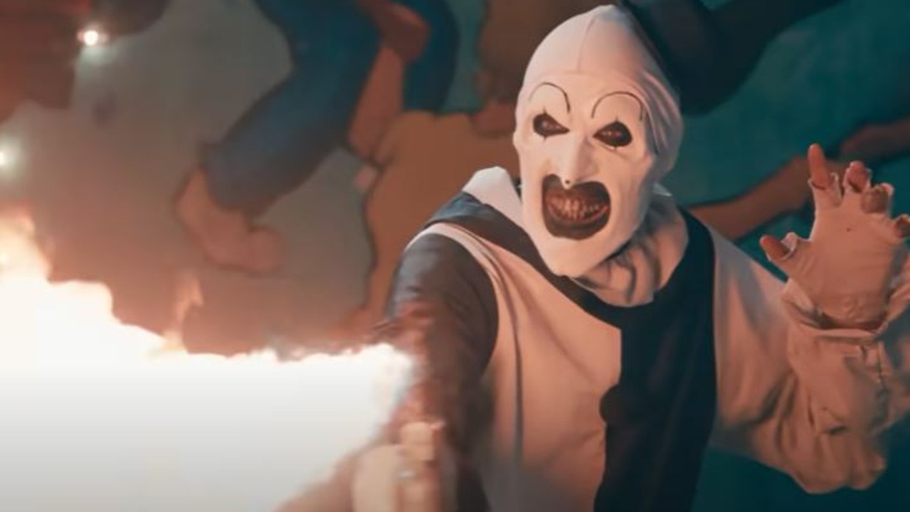 Terrifier 2 has not being scheduled for an Australian release. Picture: Bloody Disgusting/YouTube