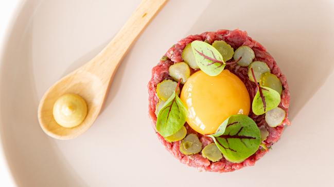 The steak tartare at Catalina Brisbane.