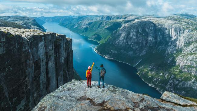 Norway has 1200 fjords braided through the coastal landscape.