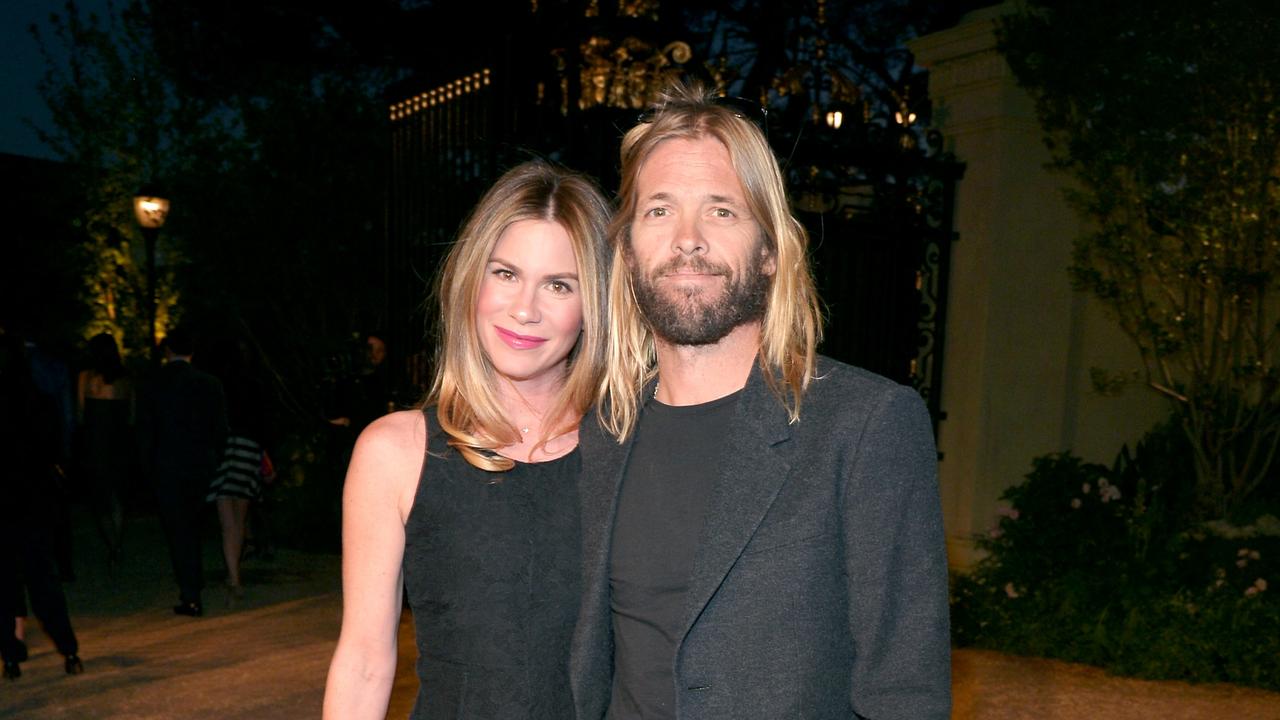 Hawkins with his wife Alison. Picture: Getty