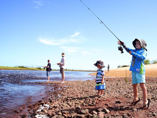 Shady Camp ramp remains open but fisho have been warned not to visit if it is busy. Picture: Justin Kennedy