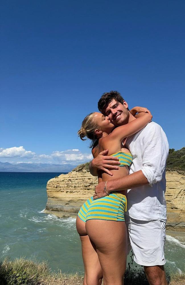 Tammy Hembrow and Matt Zukowski during their European vacation in May 2024. Photo: Instagram.