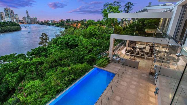 Riverfront mansion shatters Brisbane’s price record after selling for more than $18 million. Picture: Ray White/realestate.com.au