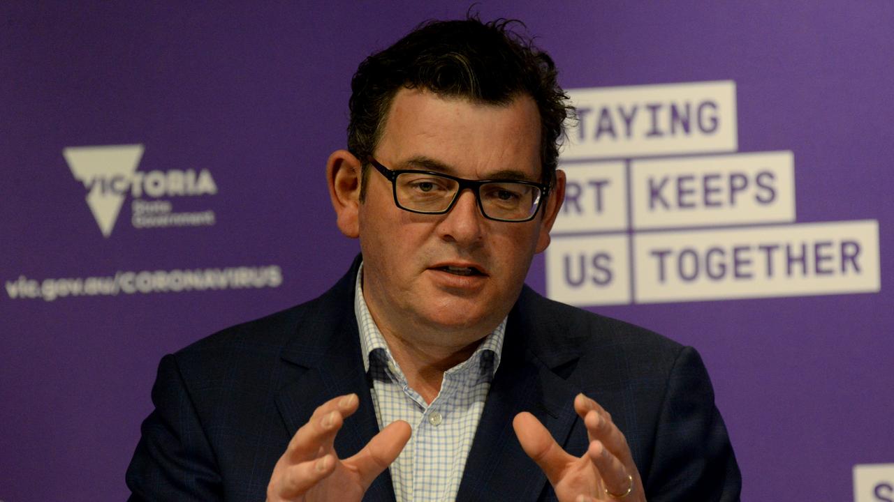 Daniel Andrews has defended the road map and labelled criticism of it as “unfair". Picture: NCA NewsWire / Andrew Henshaw