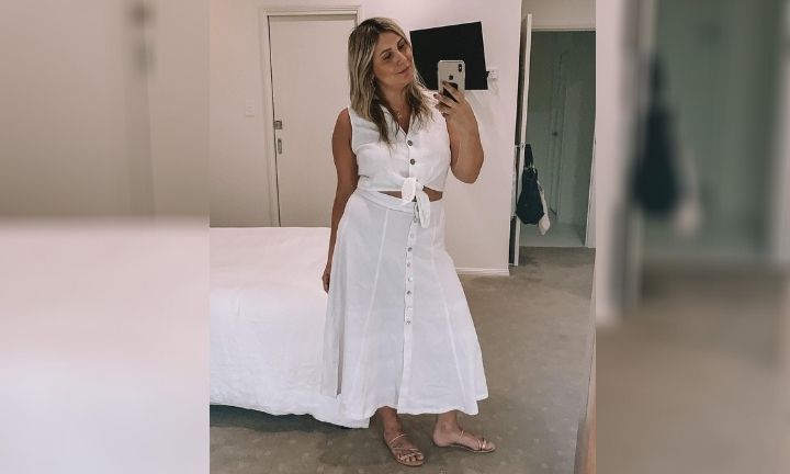 white lace kmart top and skirt｜TikTok Search