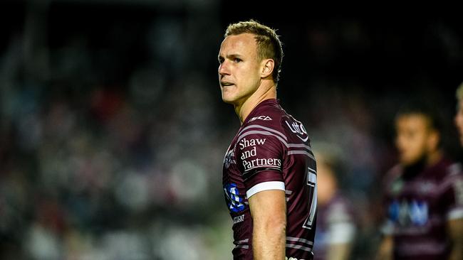 Daly Cherry-Evans led the Sea Eagles to a clutch win over the Sharks. Picture: AAP Image/Brendan Esposito