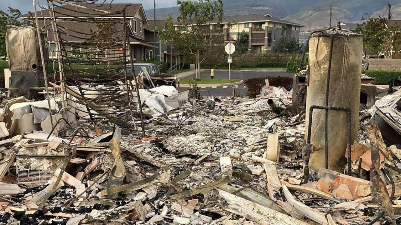 Nathalie Smith's home destroyed in the fires. Picture: Supplied.