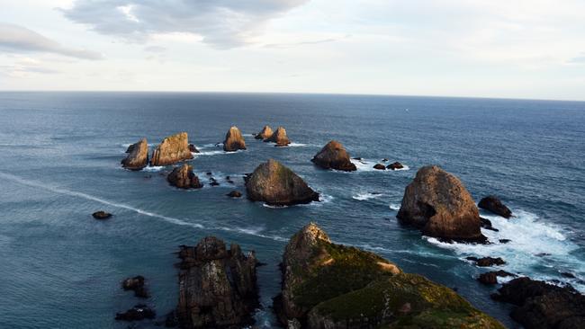 Nugget Point in The Catlins in the south of New Zealand's South Island.