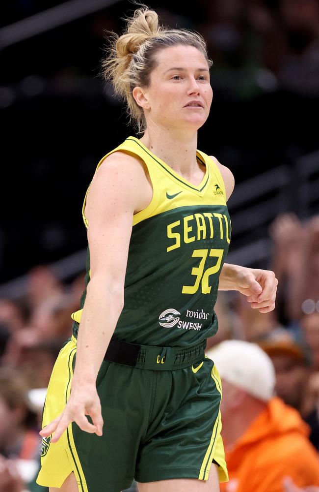 Sami Whitcomb returned to the Seattle Storm in 2023 after two years in New York. (Photo by Steph Chambers/Getty Images)