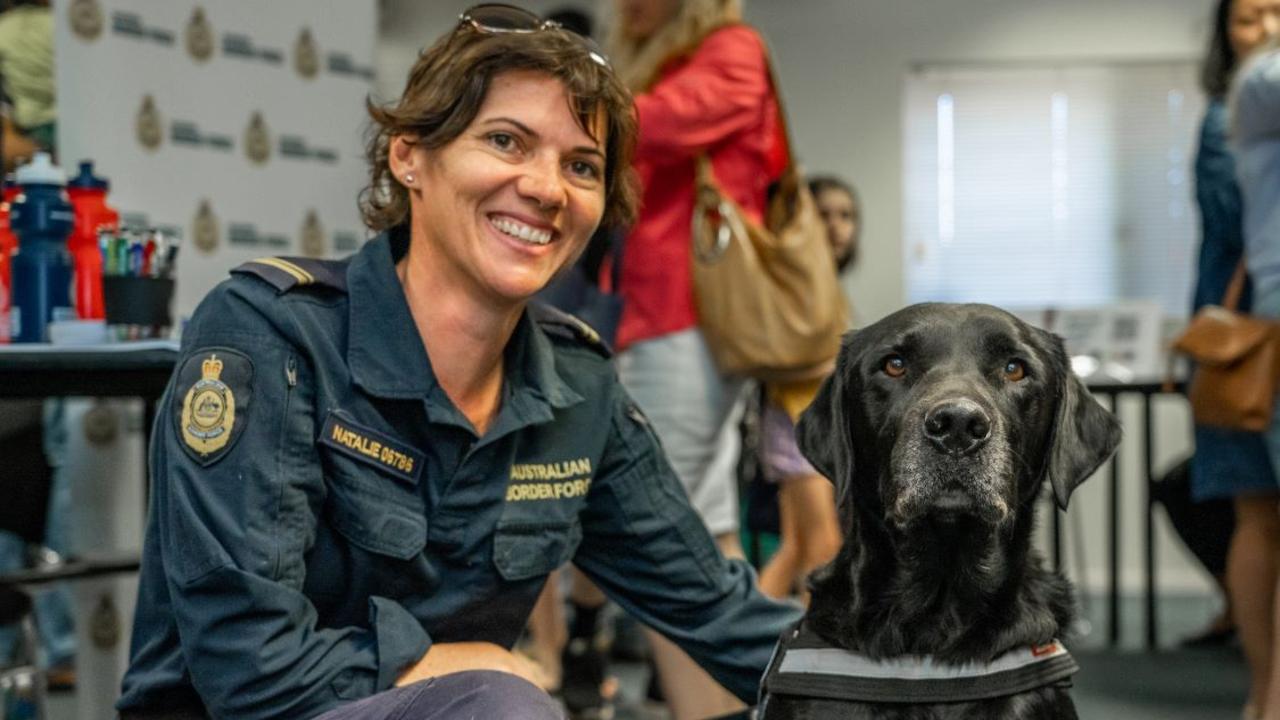 Natalie Cross, team leader of the Far North Queensland Detector Dog Unit, Australian Border Force. Picture: Supplied