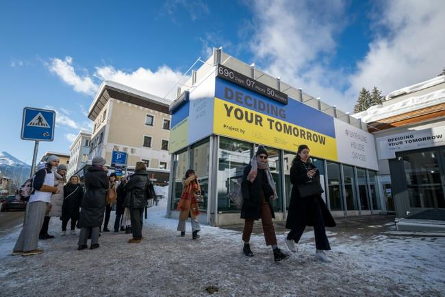 The "Ukraine House" is a mainstay of the Davos meeting of global elites