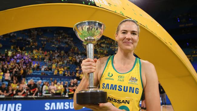 Questions are being asked if Caitlin Bassett will continue to captain Australia. Picture: Paul Kane/Getty Images