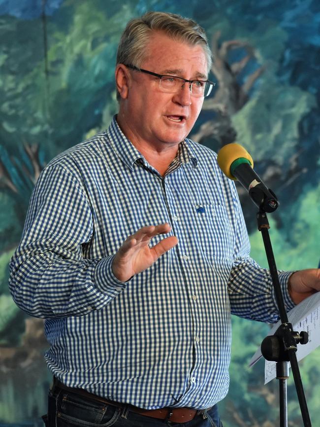 Mundingburra MP Les Walker pushed for camping to return to Alligator Creek. Picture: Cameron Bates