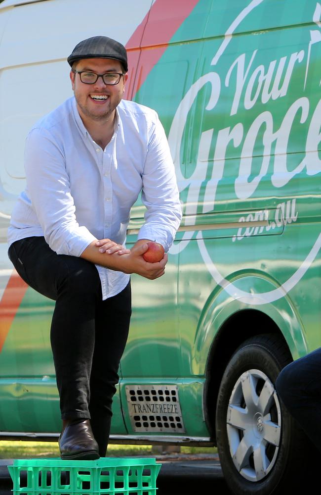Morgan Ranieri, co-founder of Melbourne start-up YourGrocer. Picture: Stuart McEvoy