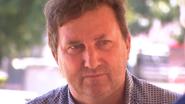 Peter Dunstan aka Cliff Roger Cicolini has been charged with theft and obtaining benefit by deception after allegedly flying off with a Robinson R22 helicopter from a Weddell airfield in June 2021. Picture: 9 News Darwin