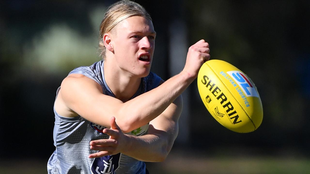 Hayden Young is set to play a big role in Fremantle’s defence this year. Picture: Darren England