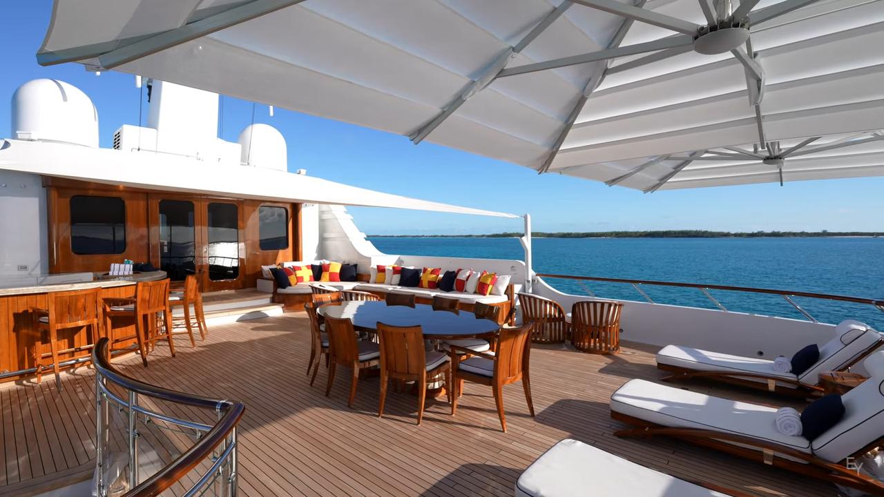 The sun deck is the top level. Picture: Enes Yilmazer/YouTube