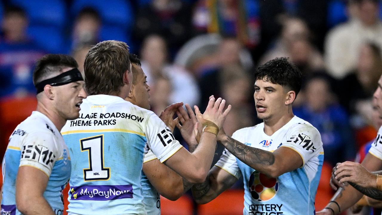 ‘Unbelievable collapse’: Titans shake off drama as Knights implode