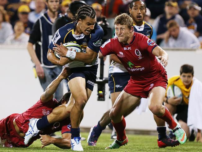 Matt Toomua starred for the Brumbies against the Reds.