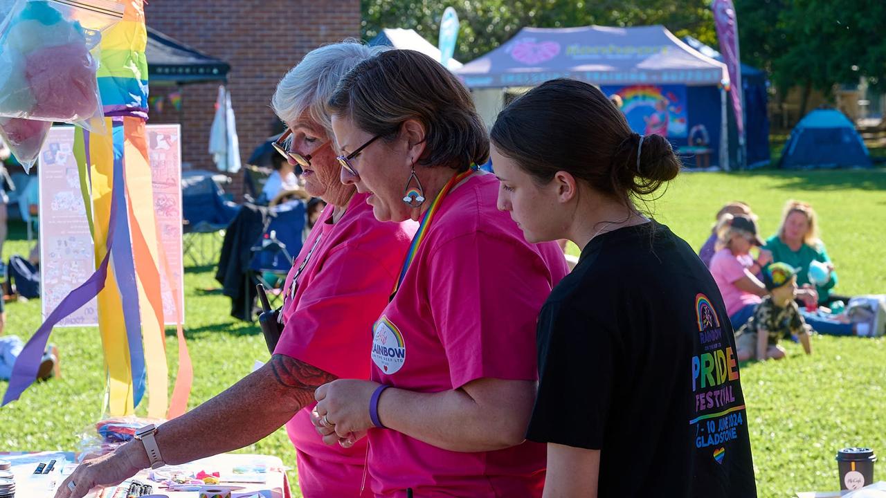 Rainbow on the Reef pride festival in Gladstone. Picture: Colin Neatherway