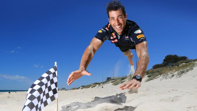 Daniel Ricciardo has his eyes on the prize for next years Grand Prix. Picture: Alex Coppel.