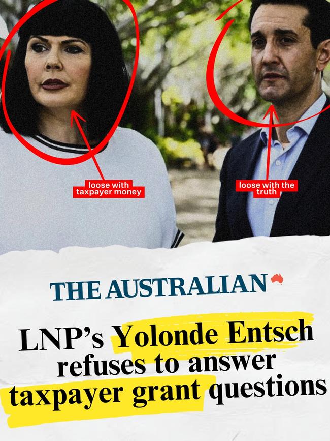 The ALP is targeting LNP candidate for Cairns Yolonde Entsch in a new social media campaign. Picture: Supplied