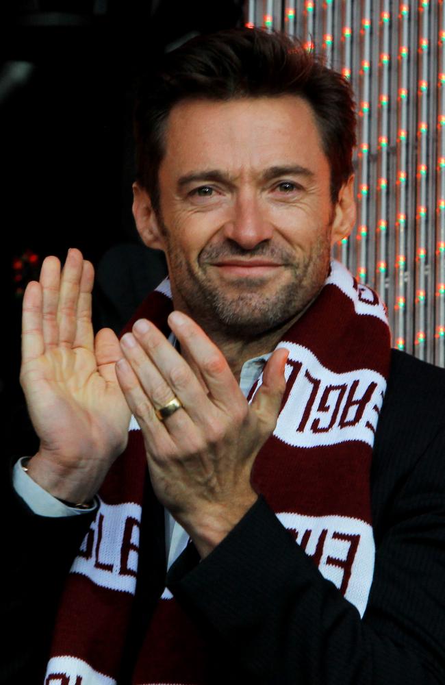 Russell Crowe and Hugh Jackman could be used to attract interest for an NRL game in the US.