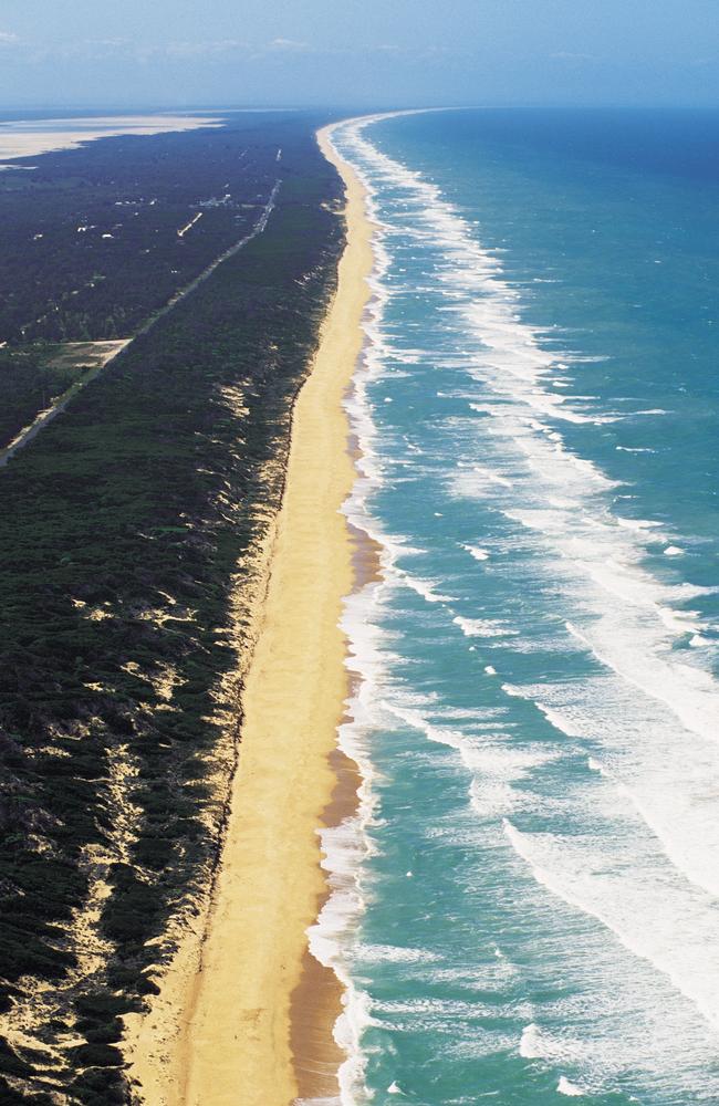 Fun fact: The Ninety Mile Beach is about 94 miles (151km long), and much of is undeveloped. Picture: Tourism Victoria