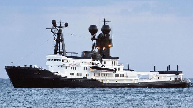 Gretel’s icebreaker yacht Arctic P, which belonged to her dad Kerry Packer. Picture: CharterWorld.com